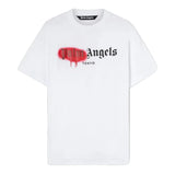 Palm Angels Spray Paint Logo - White