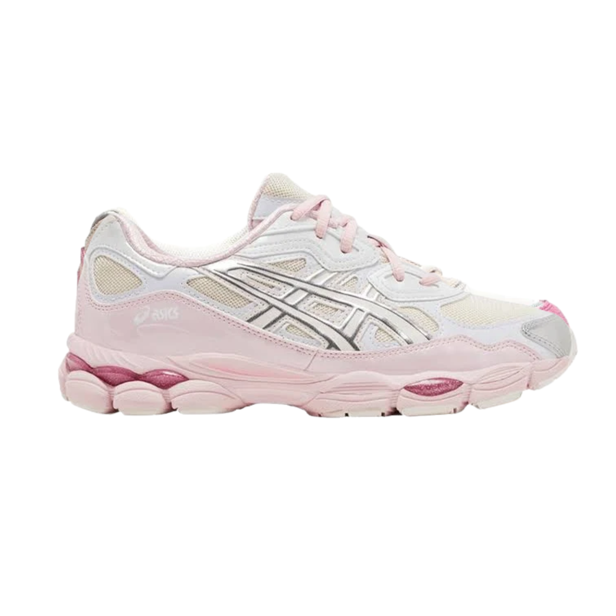 Asics Gel-NYC Sneaker - "Pink Cream Pure Silver"