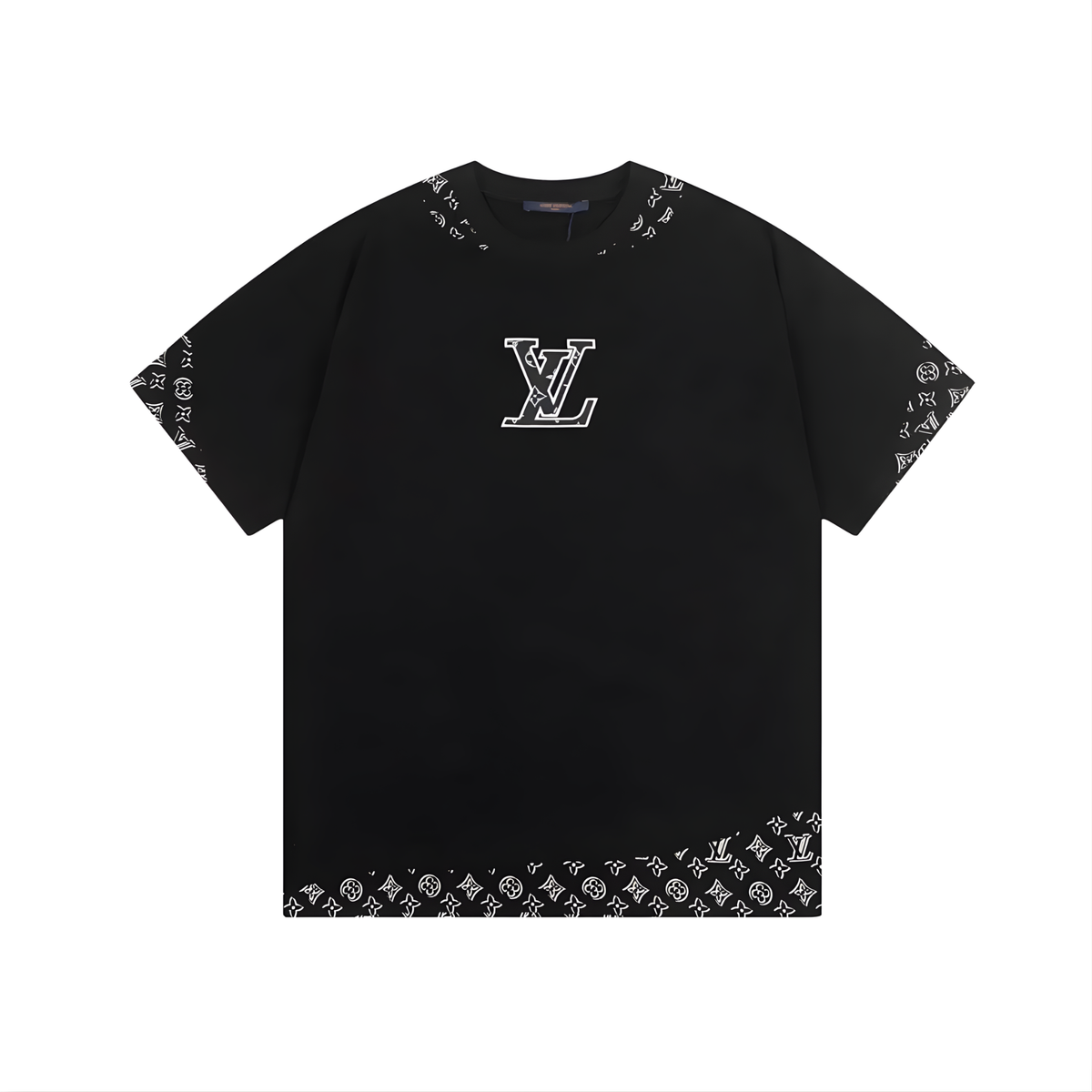 Louis Vuitton Monogram Border – Black / White
