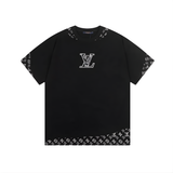 Louis Vuitton Monogram Border – Black / White