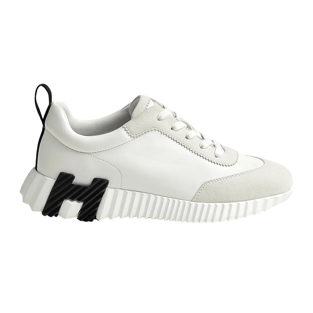 Hermes Bouncing Sneaker - Black/White
