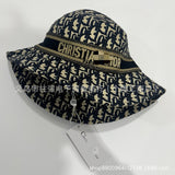 Unisex and women's versatile baseball caps, Korean trendy brand full printed bucket hats, Japanese baseball caps, soft tops, sunbath hats