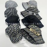 Unisex and women's versatile baseball caps, Korean trendy brand full printed bucket hats, Japanese baseball caps, soft tops, sunbath hats