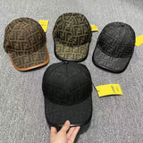 Cross-border foreign trade letter, jacquard, embroidered leather-edged baseball cap, fashionable unisex high-version baseball cap, sunshade in stock