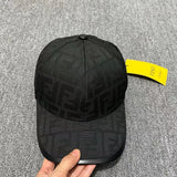 Cross-border foreign trade letter, jacquard, embroidered leather-edged baseball cap, fashionable unisex high-version baseball cap, sunshade in stock