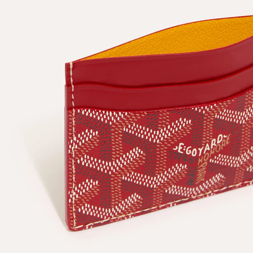 Goyard Card Holder – Red