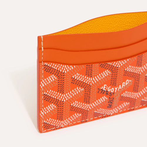 Goyard Card Holder – Orange