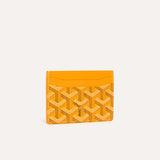Goyard Card Holder – Yellow