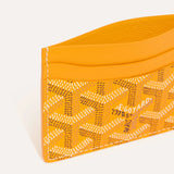 Goyard Card Holder – Yellow