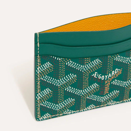 Goyard Card Holder - Green