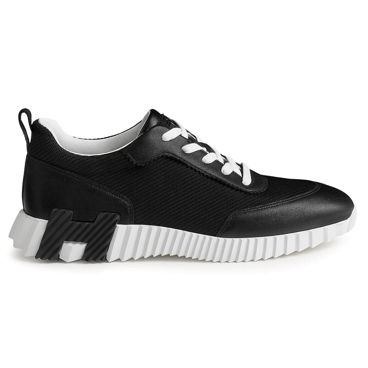 Hermes Bouncing Sneaker - Black & White