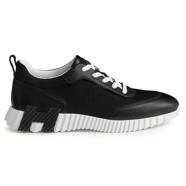 Hermes Bouncing Sneaker - Black & White